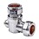 KPANGISO15 - KeyPlumb - Angled Isolation Valve - Chrome - 15mm