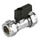 9002 - Lever Isolation Valve - Chrome Plated - 15mm (10)