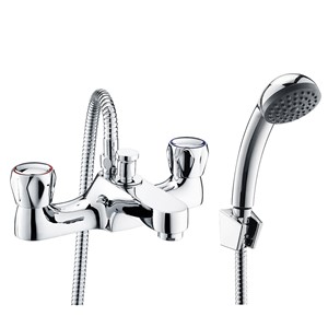 - 3/4in thread for baths - chrome finish